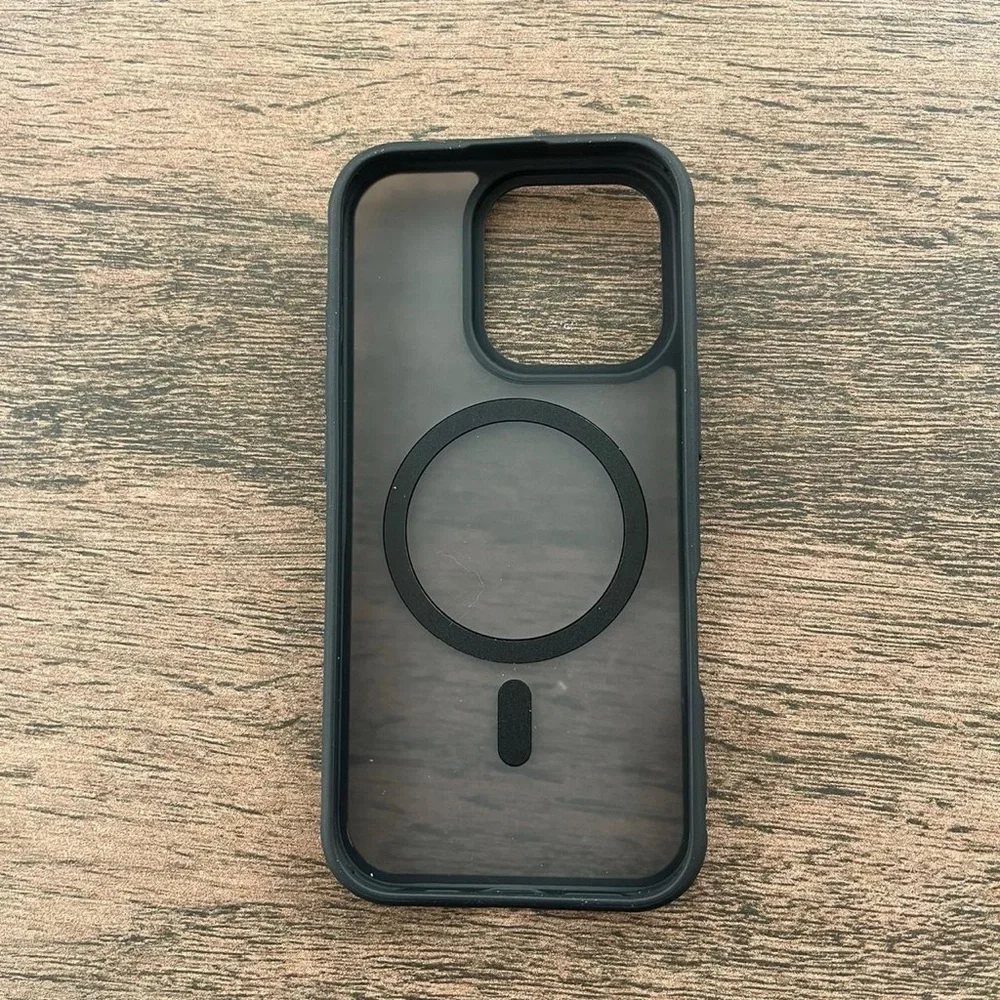Sleek Black Phone Case